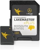 humminbird 600009-8 lakemaster midsouth states plus v3: enhance navigation with digital gps maps micro card in black logo