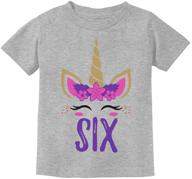 🦄 unicorn birthday surprise: fun gift idea for 6 year old girls - unicorn 6th birthday youth kids t-shirt logo