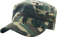 🧢 everyday military style hat - cadet army cap with stash pocket option logo