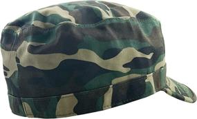 img 1 attached to 🧢 Everyday Military Style Hat - Cadet Army Cap with STASH Pocket Option