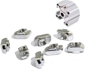 img 4 attached to 🔧 KOOTANS 20 Pcs M3 Thread T-Nuts: Premium European Standard Hammer Head Fastener Nuts for 20 Series Aluminum Extrusion Profiles, 6mm T-Slot