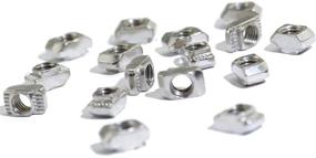 img 2 attached to 🔧 KOOTANS 20 Pcs M3 Thread T-Nuts: Premium European Standard Hammer Head Fastener Nuts for 20 Series Aluminum Extrusion Profiles, 6mm T-Slot