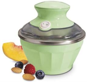 img 1 attached to 🍦 Hamilton Beach 68660 Half Pint Soft-Serve Ice Cream Maker, Green: Homemade Frozen Treat Delight