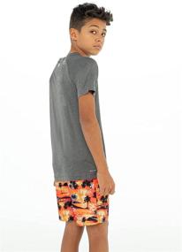 img 1 attached to Hurley Boys Guard Shirt in Green: The Perfect Swimwear for Boys
