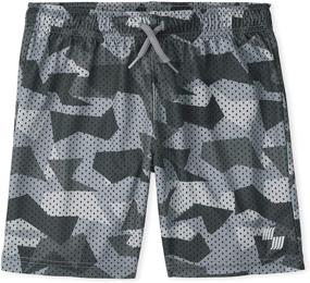 img 1 attached to 🩳 Kids' Camo Print Drawstring Shorts by The Children's Place: Cool and Comfortable Boys' Fashion