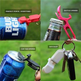 img 1 attached to 🍻 Shotgun Bottle Opener Keychain - 5 Pack - Beer Bong Shotgunning Tool Set - Perfect for Parties, Party Favors, Gifts, and Drinking Accessories