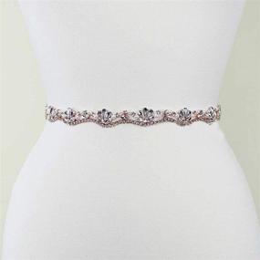 img 1 attached to 💎 Yanstar Bridal Rhinestone Crystal Women's Wedding Accessories for Bridesmaids