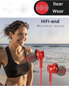 img 2 attached to QT Bluetooth Headphones Cancelling Waterproof Headphones for Earbud Headphones