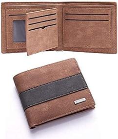 img 2 attached to Lvshi Leather Wallet Vintage Blocking Men's Accessories