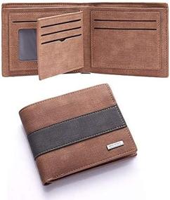 img 4 attached to Lvshi Leather Wallet Vintage Blocking Men's Accessories