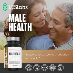 img 1 attached to 💪 LES Labs Male Health Testosterone Booster for Men - Enhance Strength, Endurance, Performance with Tongkat Ali, Maca & Ginseng - 60 Capsules