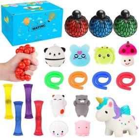 img 4 attached to 👾 WATINC Sensory Squishies: Stretchy & Colorful Fidget Toys