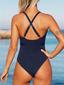 img 2 attached to 👙 CUPSHE Women's One Piece Swimsuit | Bathing Swimwear for Women