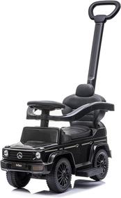 img 4 attached to 🚗 Top-Rated Ride-On Cars Mercedes G Wagon Tricycles, Scooters & Wagons with Pull-Along Functionality
