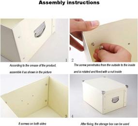 img 2 attached to Foldable Storage Moisture Proof Cardboard Clothes