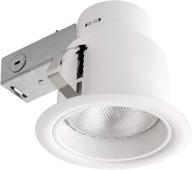 🔆 globe electric 90671 recessed lighting: white round baffle design for enhanced ambiance - 1 pack logo