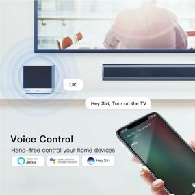 img 1 attached to ORVIBO Smart Home Hub IR Blaster: Control TV, STB, Projector, Sound, AC & More with Mobile Phone & Voice Commands - Compatible with Alexa, Google, Siri