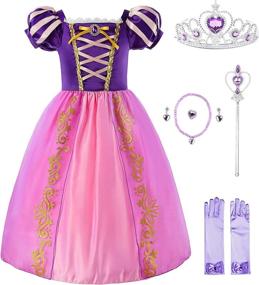 img 4 attached to 👑 JerrisApparel Princess Costume Halloween Accessories: Dress Up & Pretend Play with Premium Costumes