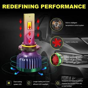 img 1 attached to 🔆 ASLONG 240W 28800LM 9005/HB3 H8/H11 LED Headlight Bulbs - Super Bright High Low Beam - Combo Package CSP LED Chips - Hi/Lo Lights 6000K White Halogen Replacement Bulbs (9005+H11, 4 Pack)