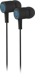 img 4 attached to 🎧 Наушники Uber In Ear с удобными резиновыми наушниками, разъем 3,5 мм, высокое качество звука, дополнительные насадки для наушников, подходят для Apple iPhone, iPad, iPod, Android-смартфонов, Samsung Galaxy, планшетов и многого другого - черные.