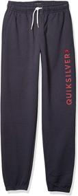img 4 attached to Quiksilver Boys' Trackpant Screen Youth Fleece Bottoms