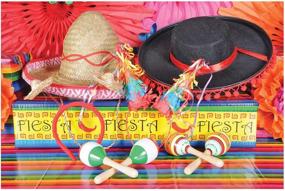 img 1 attached to 🎉 Beistle Wooden Maracas - 2 Pack, Mexican Fiesta Cinco De Mayo Party Favors, 8", Multicolored - Supplies for Noisemakers