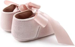 img 2 attached to 👶 Newborn Infant Girls' Shoes - Tutoo Princess Walkers