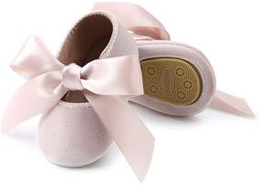 img 1 attached to 👶 Newborn Infant Girls' Shoes - Tutoo Princess Walkers
