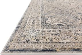 img 1 attached to 🏷️ Loloi II Teagan TEA-04 Sky Traditional Runner Rug - 2 ft 8 in x 4 ft