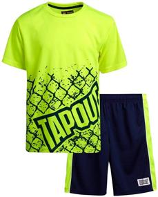 img 4 attached to TAPOUT Boys Active Shorts Set Boys' Clothing for Clothing Sets