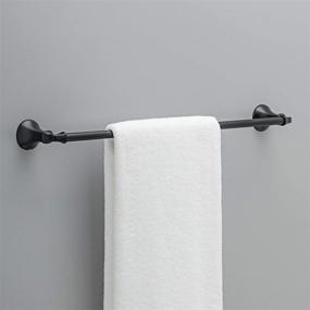 img 2 attached to Delta Faucet Ashlyn Towel Bar 24 inch Matte Black – Enhanced SEO