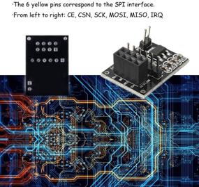 img 1 attached to Ximimark Беспроводной адаптер NRF24L01