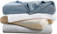 🌿 elegear 100% bamboo cooling blanket: super soft breathable summer blanket for hot sleepers - queen size, lightweight & all-season uses - blue, 79"x86 logo