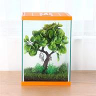 crapelles reptile tank: orange glass 🐛 terrarium for butterfly larvae, stick insects, and more logo