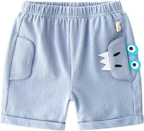 img 2 attached to 🩳 AMMENGBEI 3 Pack Boys' Summer Cotton Shorts - Clothing Shorts