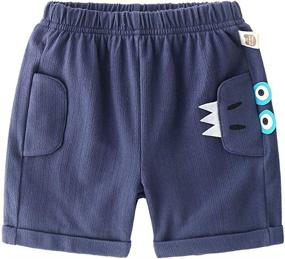 img 3 attached to 🩳 AMMENGBEI 3 Pack Boys' Summer Cotton Shorts - Clothing Shorts