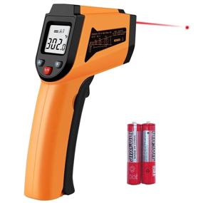img 4 attached to Digital Laser Infrared Thermometer Gun for Kitchen -50°C to 400°C with LCD Display