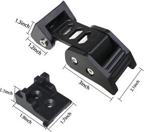 img 1 attached to 🔑 Sukemichi Aluminum Hood Latches with Key for Jeep Wrangler, 1997-2006 Model | Eliminate Hood Flutter Bounce, Enhanced Locking Mechanism | 1 Pair