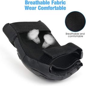img 2 attached to 🛹 TXJ Sports Youth/Kids Knee and Elbow Pads with Wrist Guards: Ultimate Skateboard Protective Gear for Rollerblading, Scooter, & More!