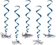🦈 beistle shark whirls: colorful 32-inch to 3-feet hanging decorations logo