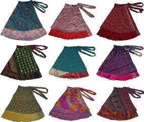 img 4 attached to 👗 Женская магическая юбка Wevez: универсальная и модная разнообразная одежда