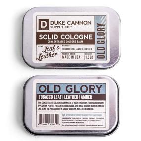 img 3 attached to 🌿 Duke Cannon Supply Co. Men's Solid Cologne - Old Glory Leaf & Leather Scent, 1.5 Fl Oz - Pleasant fragrance (DUK-COL-OLDGLORY-LEAF) - Enhanced SEO