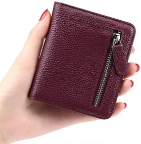 img 1 attached to FUNTOR Leather Wallet Compact Blocking Women's Handbags & Wallets in Wallets
