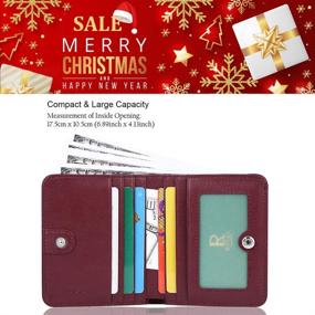 img 3 attached to FUNTOR Leather Wallet Compact Blocking Women's Handbags & Wallets in Wallets