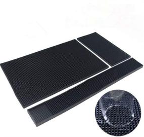 img 4 attached to 🍺 3-Pack Non-Slip Bar Spill Mat for Service, Bar Table, Restaurant, Kitchen Counter & Bar Pad