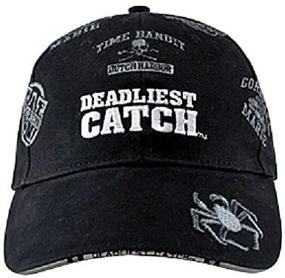 img 1 attached to 🧢 Premium Alaska Black Boat Names Alaskan Deadliest Catch Crabs Ball Cap Hat - Discover the Perfect Hat for Fellow Fishing Enthusiasts!