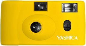 img 3 attached to Yashica MF-1 Snapshot Art 35Mm Film Camera Yellow Energizer AA Batteries (4 Pack) Case Cloth