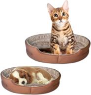 🐱 ideapro cat bed small dog bed: all-seasons, machine washable pet mat for small dogs and cats logo