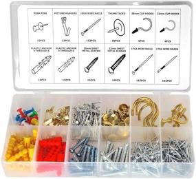 img 1 attached to Ansen Tools AN 315 Picture Hanging Assortment Kit: Simplify Hanging with All-in-One Solution