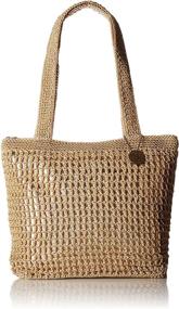 img 4 attached to 👜 Large Riviera Crochet Tote Bag